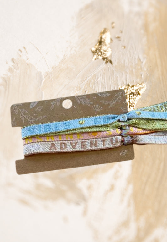 Woven bracelet "ADVENTURE"